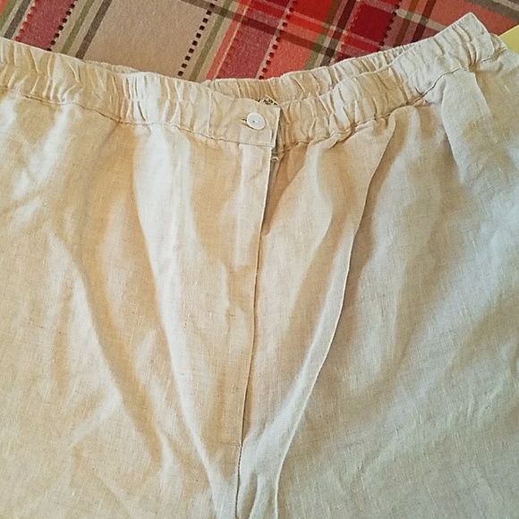 NWT Linden Hill 100% linen pants size L - Picture 2 of 8